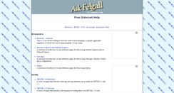 Desktop Screenshot of internethelp.felgall.com