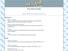 Tablet Screenshot of internethelp.felgall.com